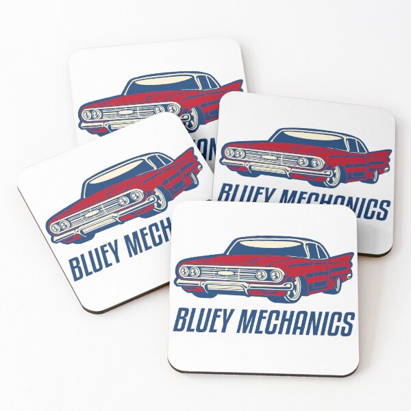 Item preview, Bluey Mechanics Retro Vintage designed and sold by ChrisPrintables.