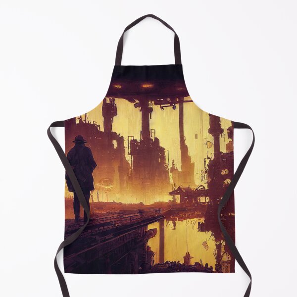 Item preview, Atom Punk Cityscape designed and sold by AM FineArtPrints.