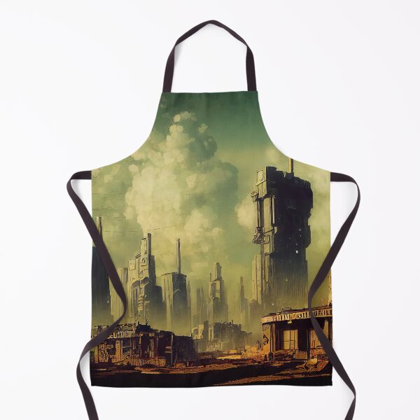 Item preview, Atom Punk Cityscape designed and sold by AM FineArtPrints.