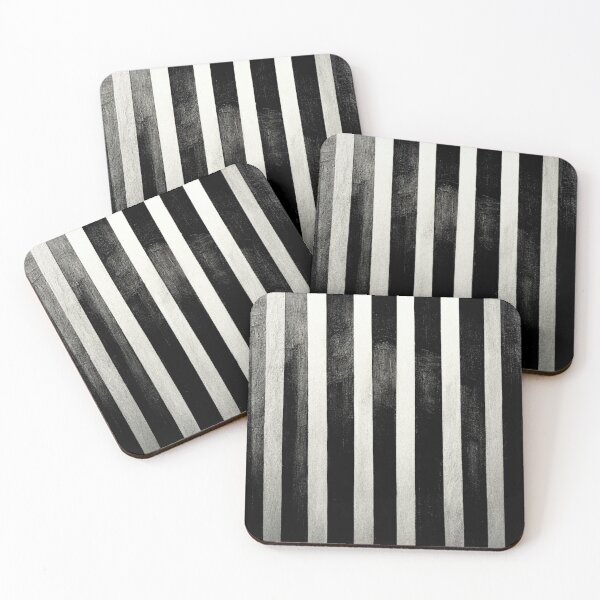 Item preview, Black and white vertical striped top designed and sold by YZO-Design.