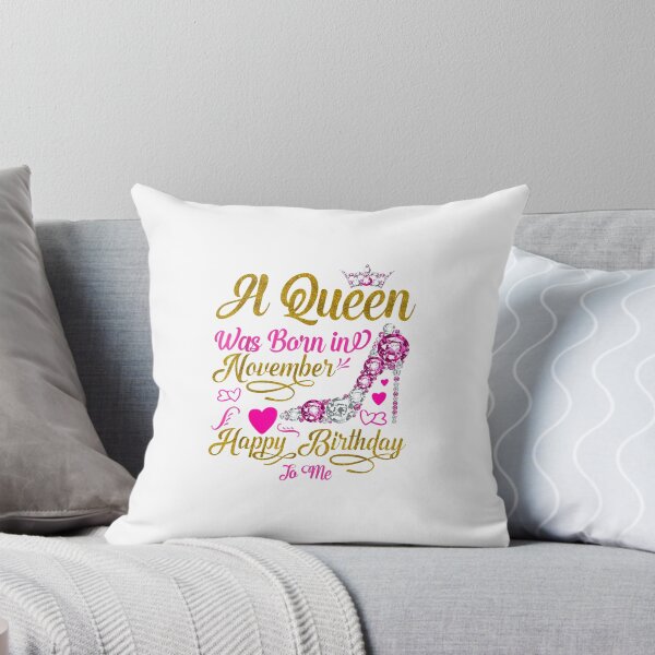 Item preview, A Queen Was Born in November Happy Birthday To Me high heel designed and sold by TGMerwin.