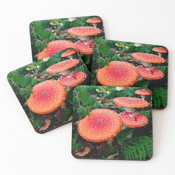 Item preview, Red Mushroom Pattern designed and sold by AdioraStore.