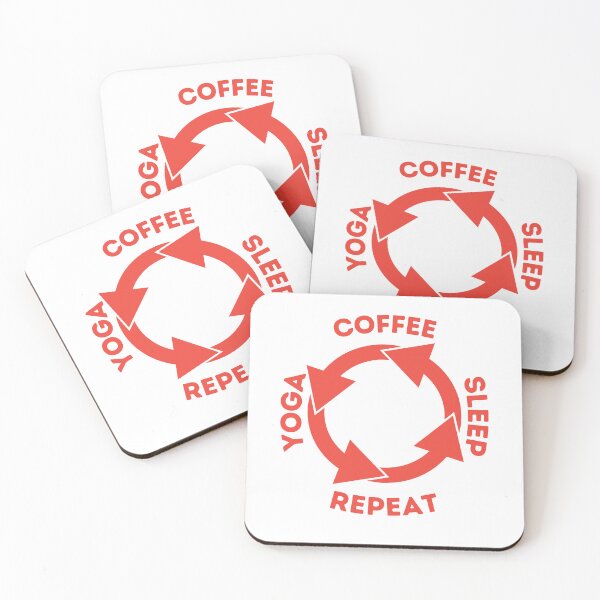 Item preview, Coffee Yoga Sleep Repeat  designed and sold by OneDayCollected.