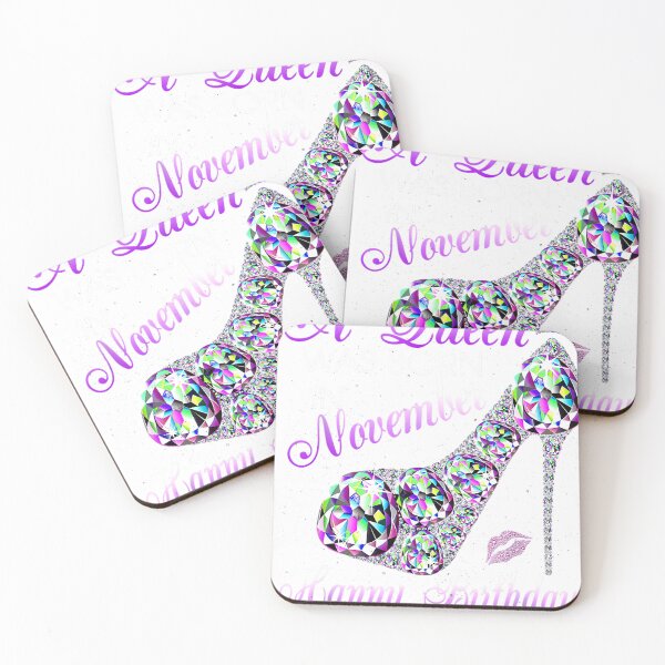 Item preview, A Queen Was Born In November Happy Birthday To Me High Heel_1 designed and sold by TGMerwin.