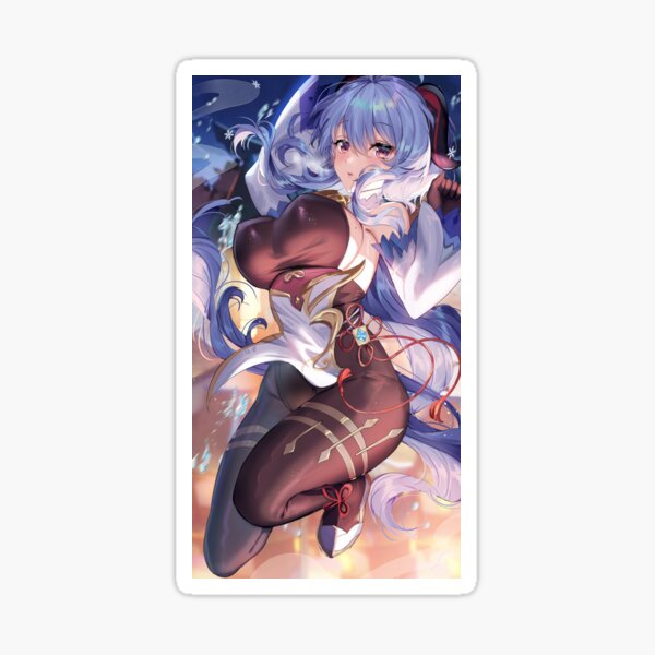 Item preview, Hanging Chest Ganyu Genshin Impact designed and sold by genshinwaifus.