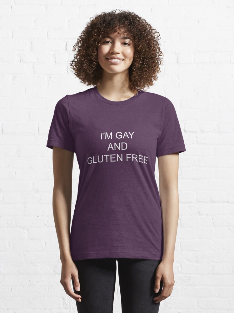 Paine Gillic korrekt Søjle Gay and Gluten Free" Essential T-Shirt for Sale by sloganwriter12 |  Redbubble