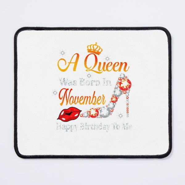 Item preview, A Queen Was Born In November Happy Birthday To Me High Heel_2 designed and sold by TGMerwin.