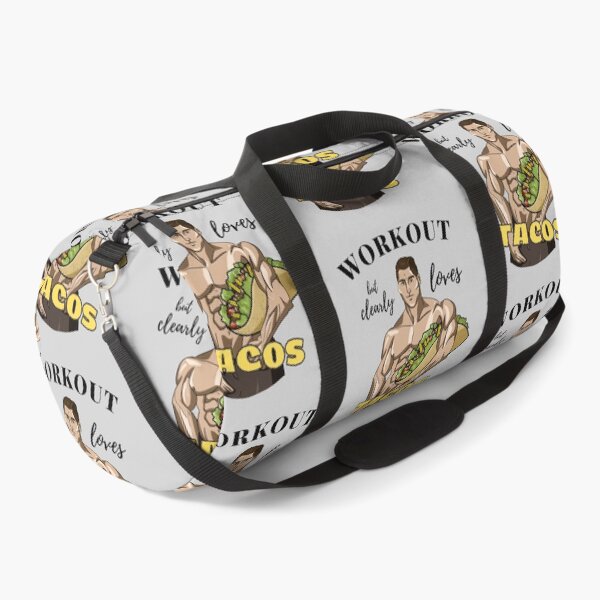 Item preview, Workout but clearly loves tacos designed and sold by Marti t-shirts.
