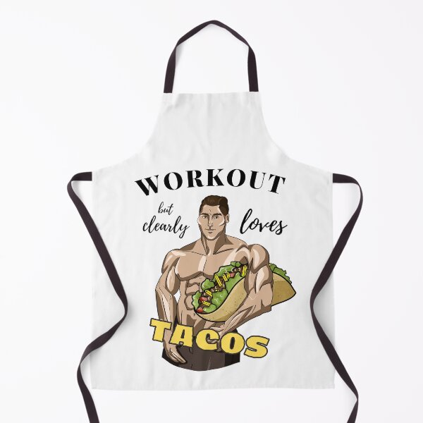 Item preview, Workout but clearly loves tacos designed and sold by Marti t-shirts.
