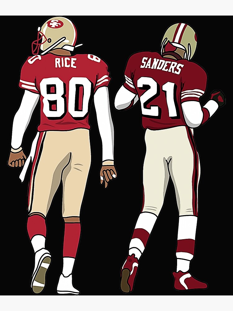 Vintage San Francisco 49ers Jerry Rice Nike Football Poster