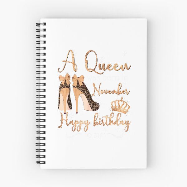 Item preview, A Queen Was Born In November Happy Birthday To Me High Heel_6 designed and sold by TGMerwin.