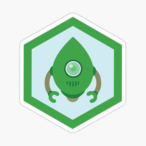 Item preview, Robomongo Mongodb Sticker designed and sold by blakethedead.