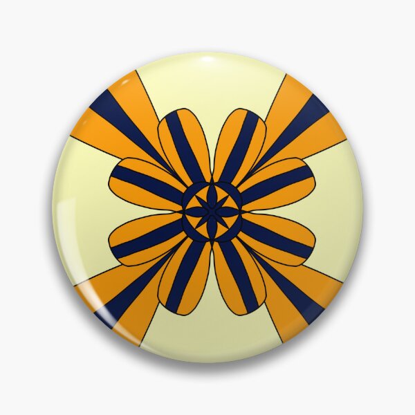 Item preview, Geometric Flower Style Pattern designed and sold by patternologyy.