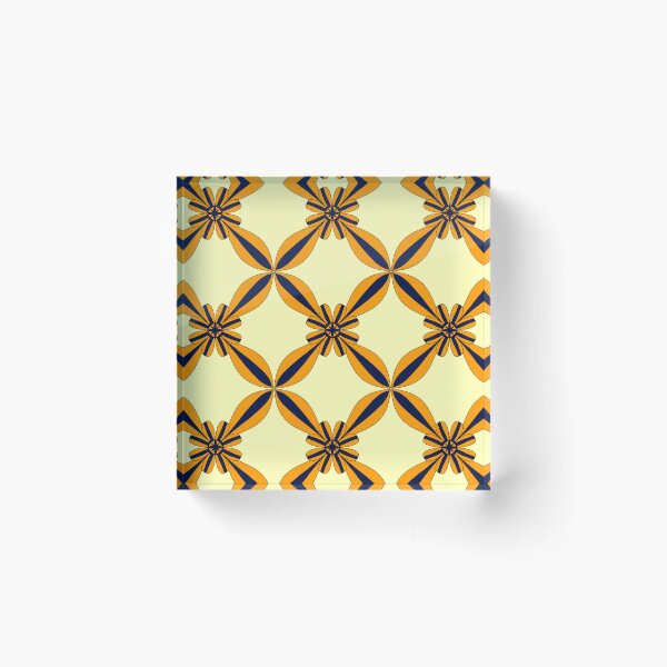 Item preview, Geometric Flower Style Pattern designed and sold by patternologyy.