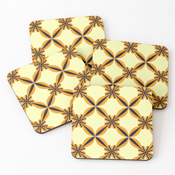 Item preview, Geometric Flower Style Pattern designed and sold by patternologyy.