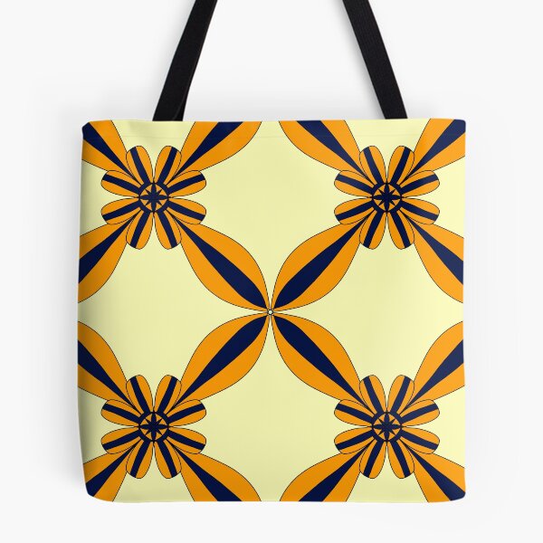 Item preview, Geometric Flower Style Pattern designed and sold by patternologyy.