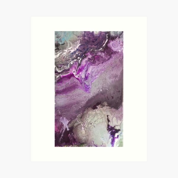 Abstract Pour 1 Art Print