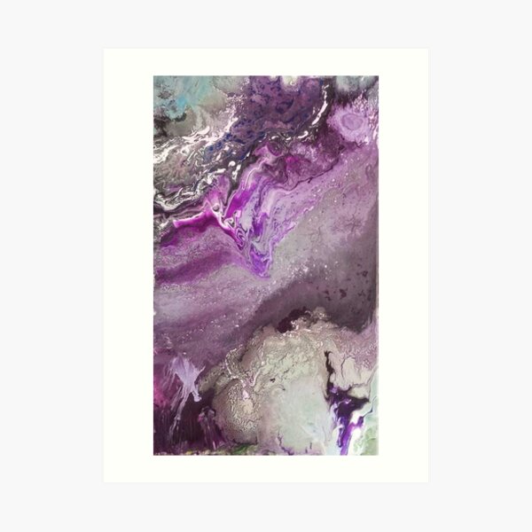 Abstract Pour 1 Art Print