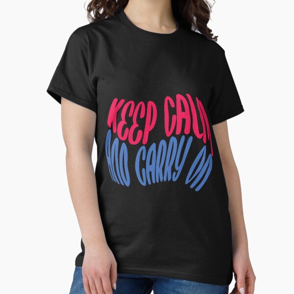 Item preview, keep calm and carry on quote designed and sold by thebadrandoms.
