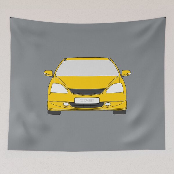 Item preview, Honda Civic 7th generation yellow color designed and sold by EdimDesign.