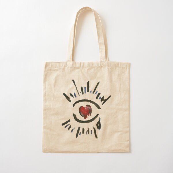 Art Unique Designer Eye Hand Embroidery Tote