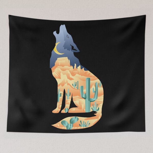 Item preview, Desert in Coyote  designed and sold by Paula Helit.