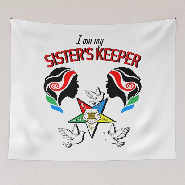 Item preview, OES Order Of The Eastern Star Logo Sister keeper Freemason designed and sold by TopTeeShop.