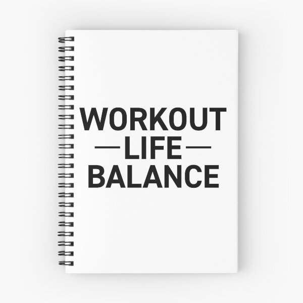 Item preview, Workout life balance, motivational statement quote designed and sold by TrueType.