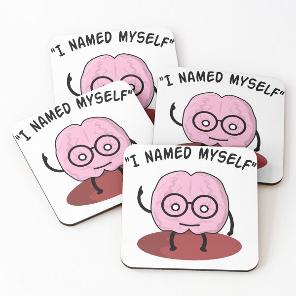 Item preview, I Named Myself, Funny brain pun designed and sold by EnzoVectorism.