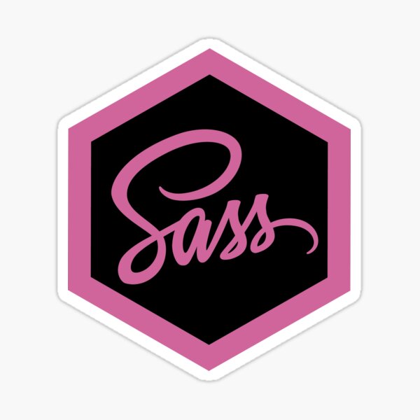 Item preview, Sass CSS Sticker designed and sold by blakethedead.