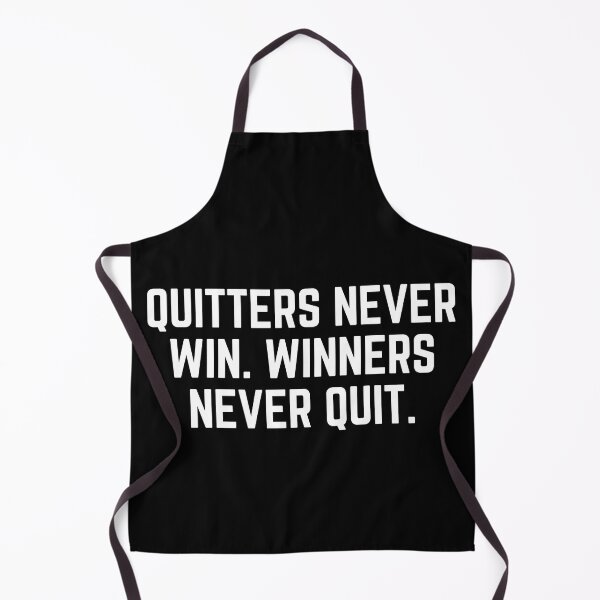 Item preview, Quitters Never Win & Winners Never Quit designed and sold by KingsManKind.