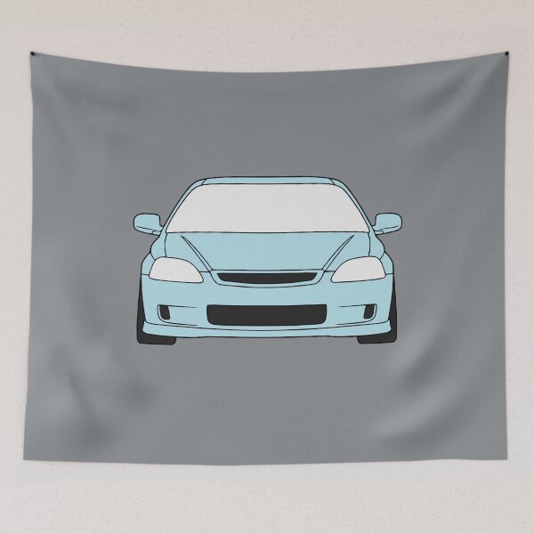 Item preview, Honda Civic 6th generation light blue color designed and sold by EdimDesign.