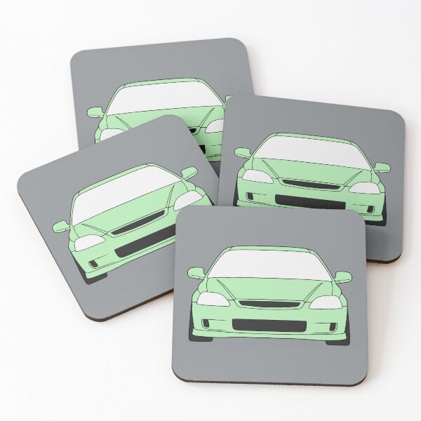 Item preview, Honda Civic 6th generation light green color designed and sold by EdimDesign.