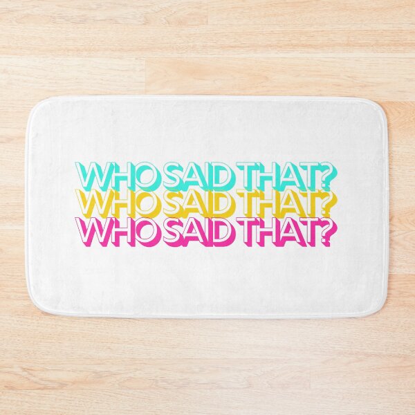 Item preview, Who said that? designed and sold by Spiffle.