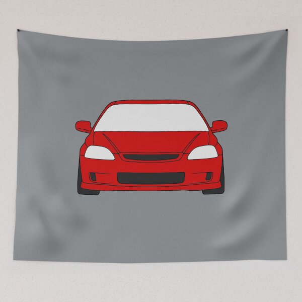 Item preview, Honda Civic 6th generation red color designed and sold by EdimDesign.
