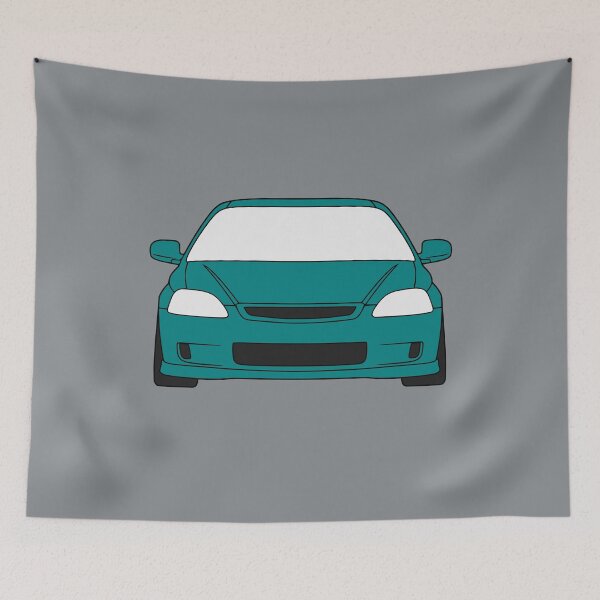 Item preview, Honda Civic 6th generation turquoise color designed and sold by EdimDesign.