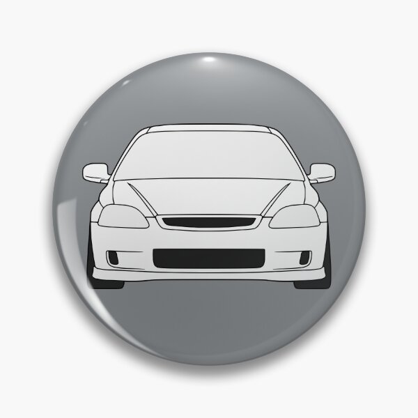 Item preview, Honda Civic 6th generation white color designed and sold by EdimDesign.