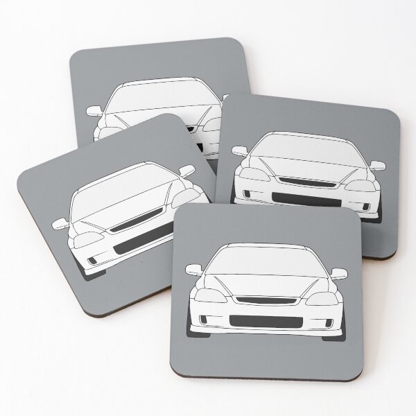 Item preview, Honda Civic 6th generation white color designed and sold by EdimDesign.