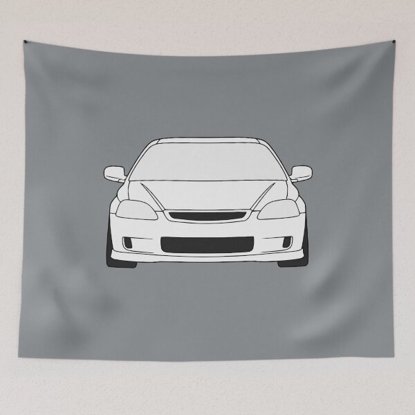 Item preview, Honda Civic 6th generation white color designed and sold by EdimDesign.