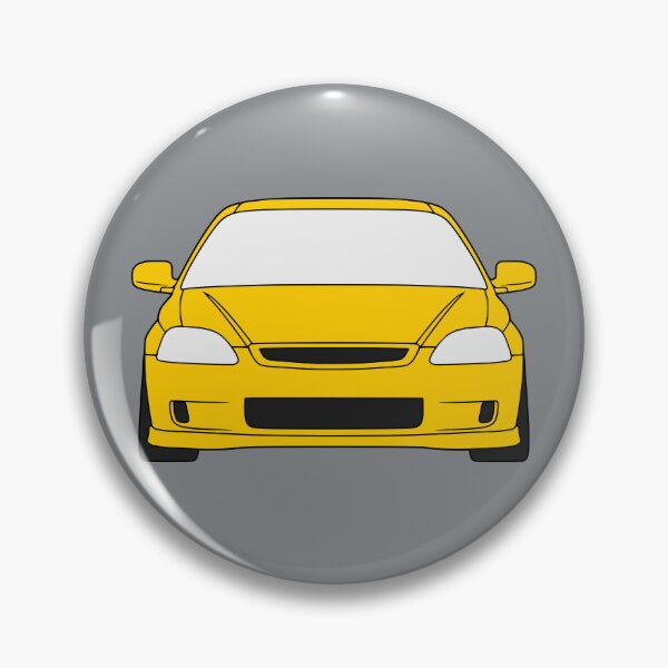 Item preview, Honda Civic 6th generation yellow color designed and sold by EdimDesign.