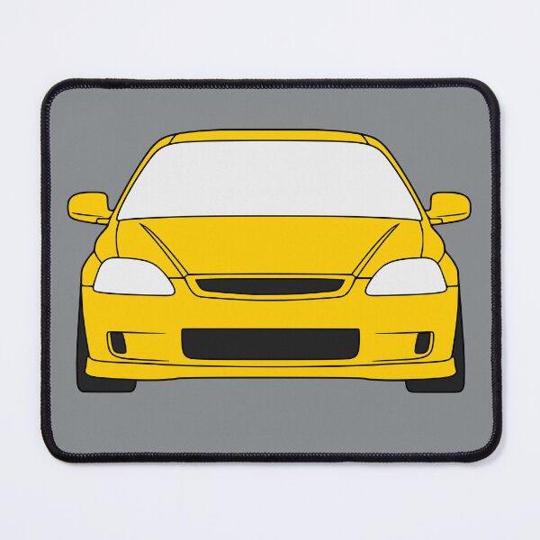Item preview, Honda Civic 6th generation yellow color designed and sold by EdimDesign.