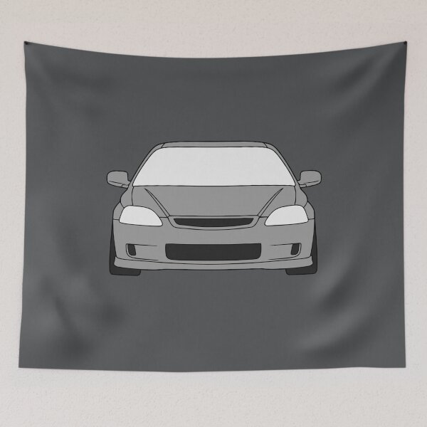 Item preview, Honda Civic 6th generation gray color designed and sold by EdimDesign.