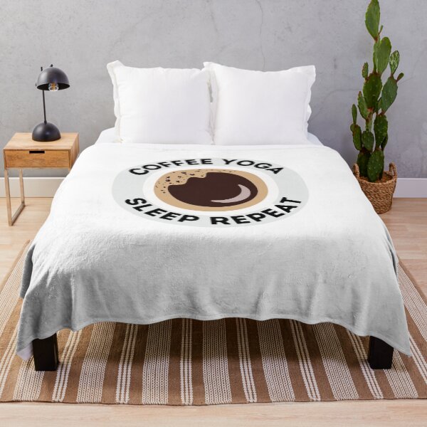 Item preview, Coffee Yoga Sleep Repeat designed and sold by OneDayCollected.