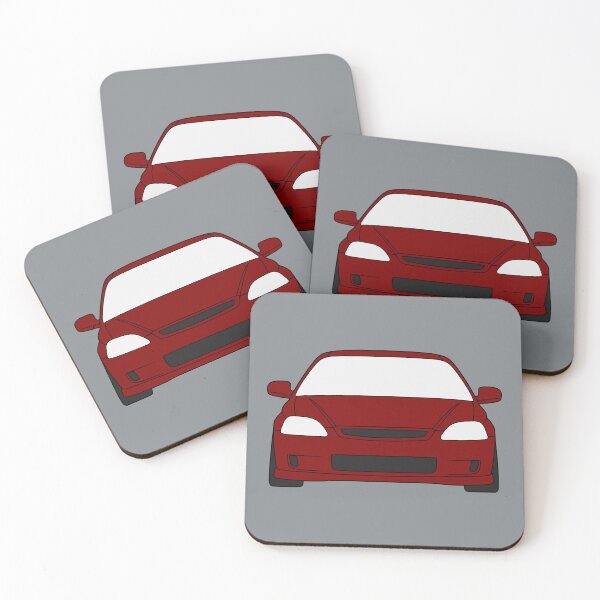 Item preview, Honda Civic 6th generation bordeaux burgundy color designed and sold by EdimDesign.