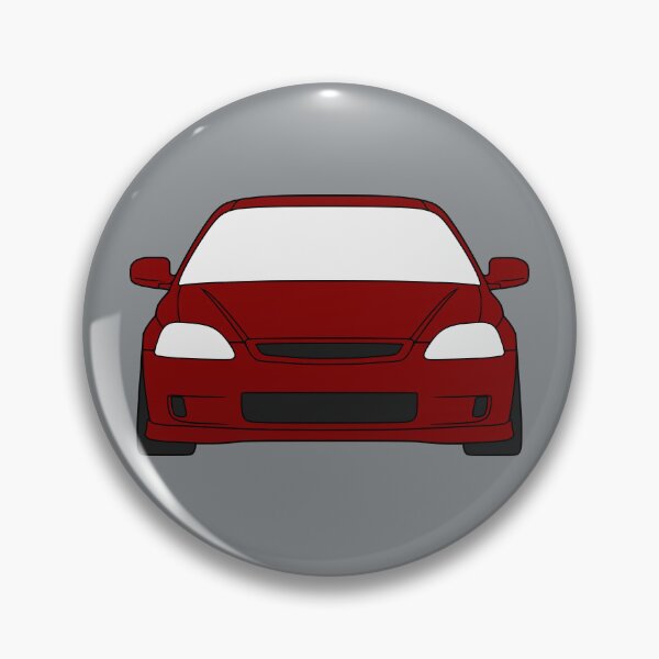 Item preview, Honda Civic 6th generation bordeaux burgundy color designed and sold by EdimDesign.