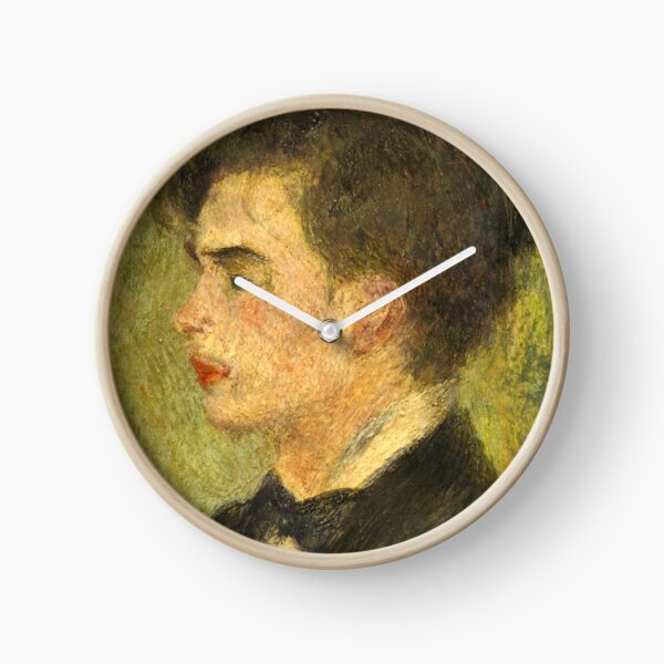 Georges Rivière Oil Painting by Auguste Renoir Clock