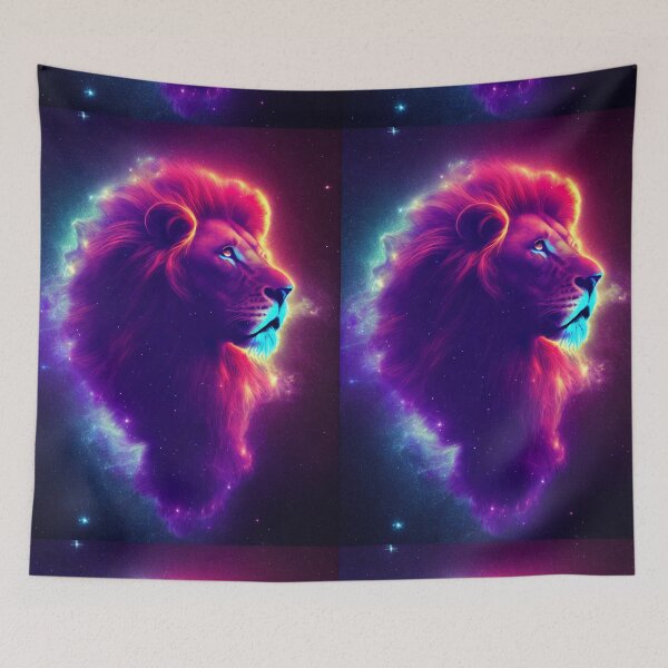 Item preview, Cosmic lion 2 designed and sold by AI1artist.