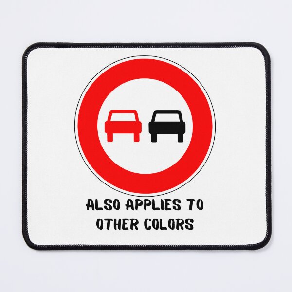 Item preview, No overtaking designed and sold by Kormix.