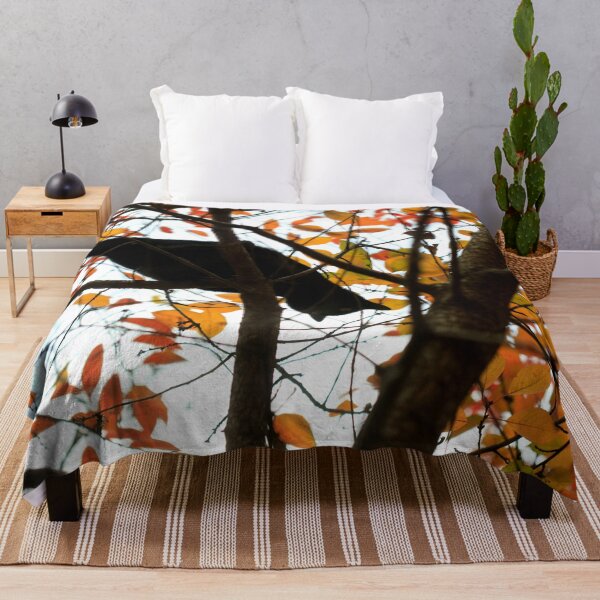 Item preview, Black cat sitting on tree designed and sold by olena2552.