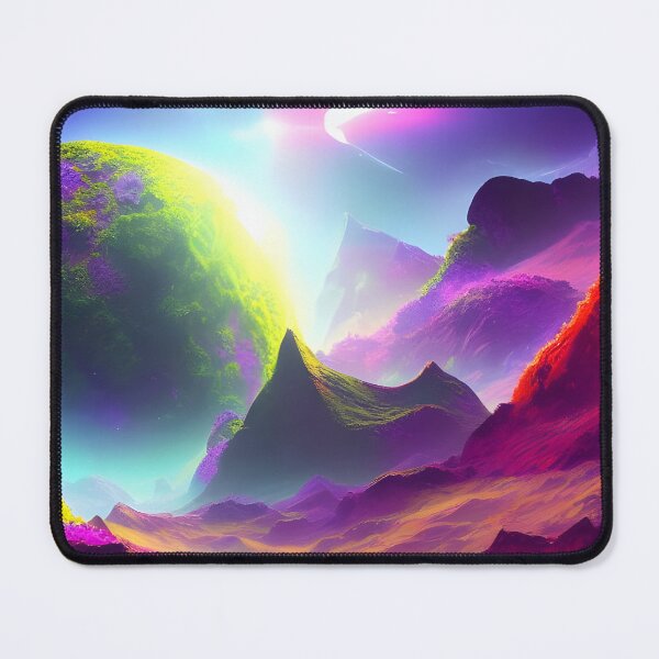 Item preview, Vibrantly Colored Mountains On Another World designed and sold by SapphireMyst.